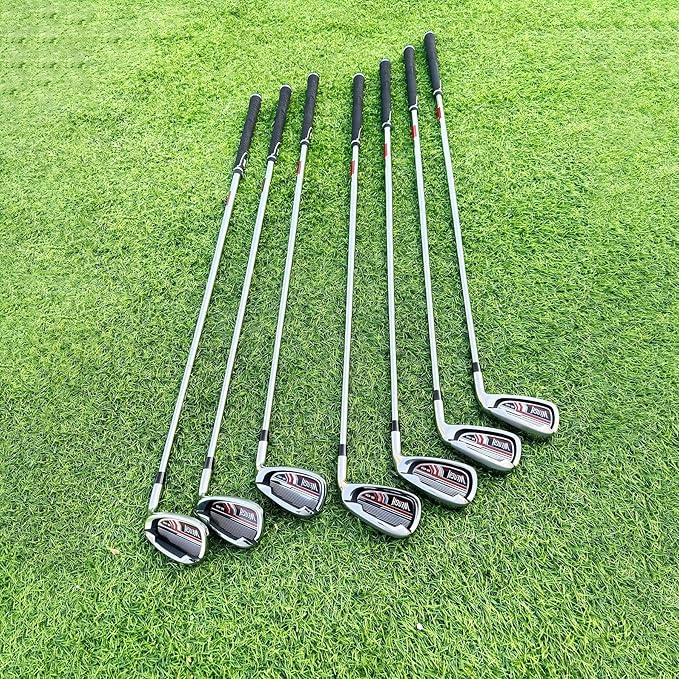 Golf Iron Set 7pcs (4 5 6 7 8 9 PW)– High Performance Golf Irons for Men Right Handed