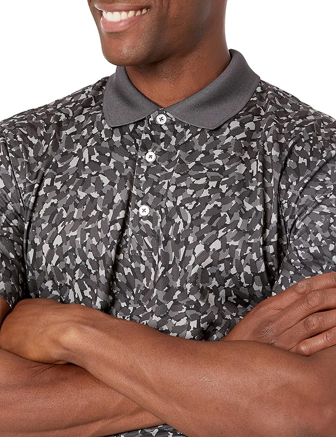 Amazon Essentials Mens Golf Polo Shirt, Moisture-Wicking Quick Dry, Short Sleeve