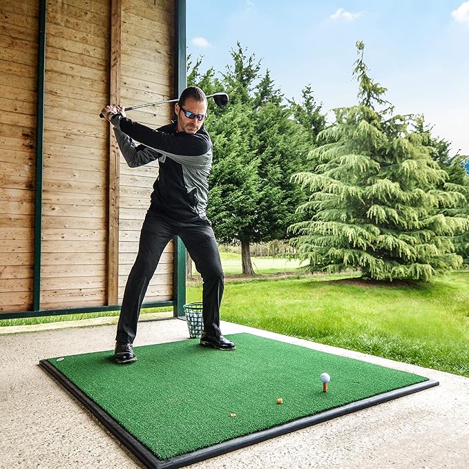FORB Golf Hitting Mats | Premium Quality Golf Mats to Improve Your Swing | Golf Practice Mat | Driving Range Mat | 8 Styles with Optional Upgrades