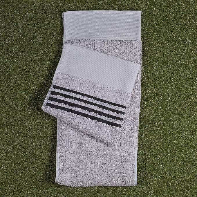 The Tour Towel | Large Golf Caddy Towel Terry Cloth, Absorbent 19" x 44", Center Cut, Perfect Hang Golf Cart Accessory and Golf Bag, Multiple Colors